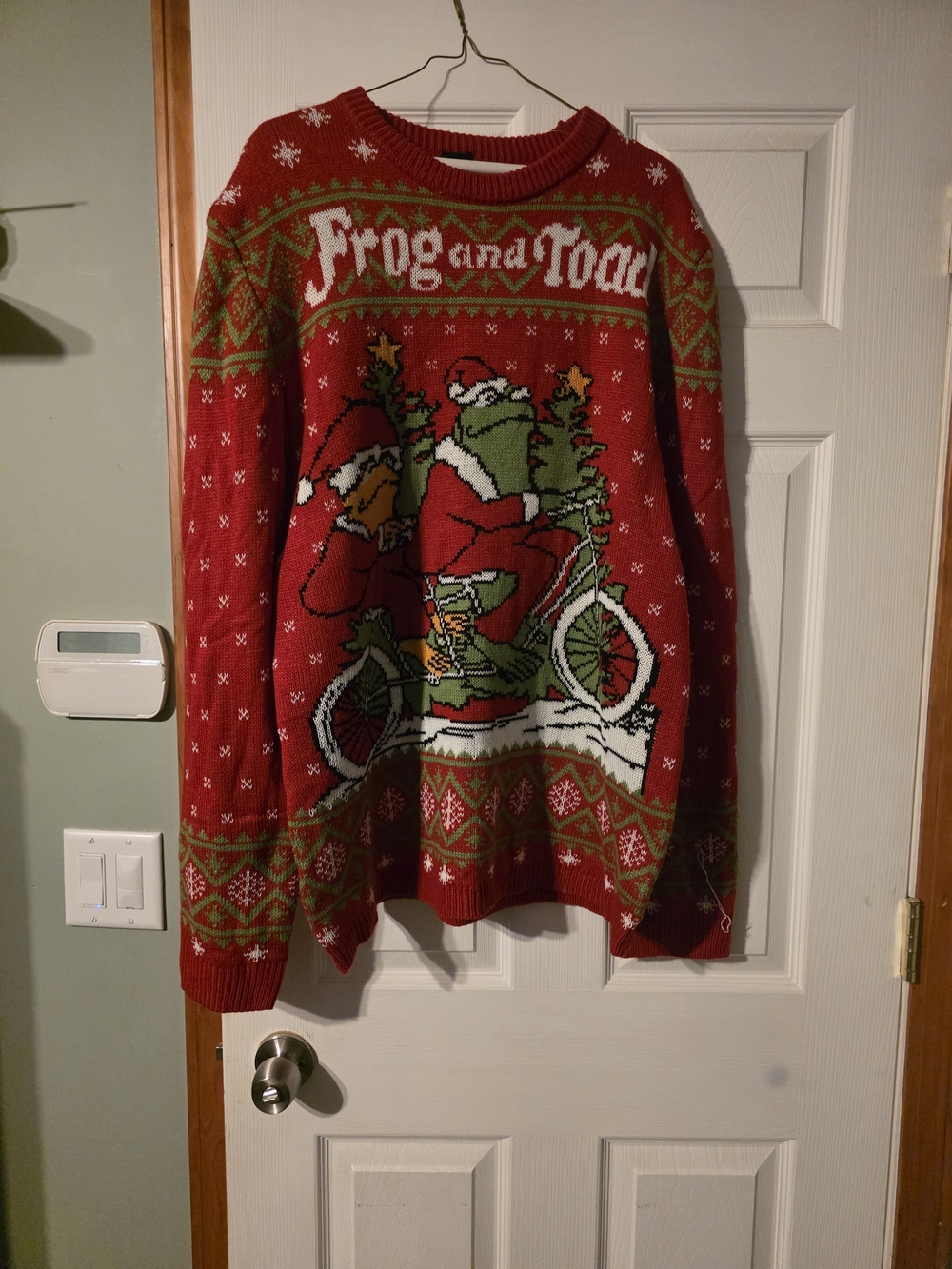 Frog And Toad Holiday Knit Sweater